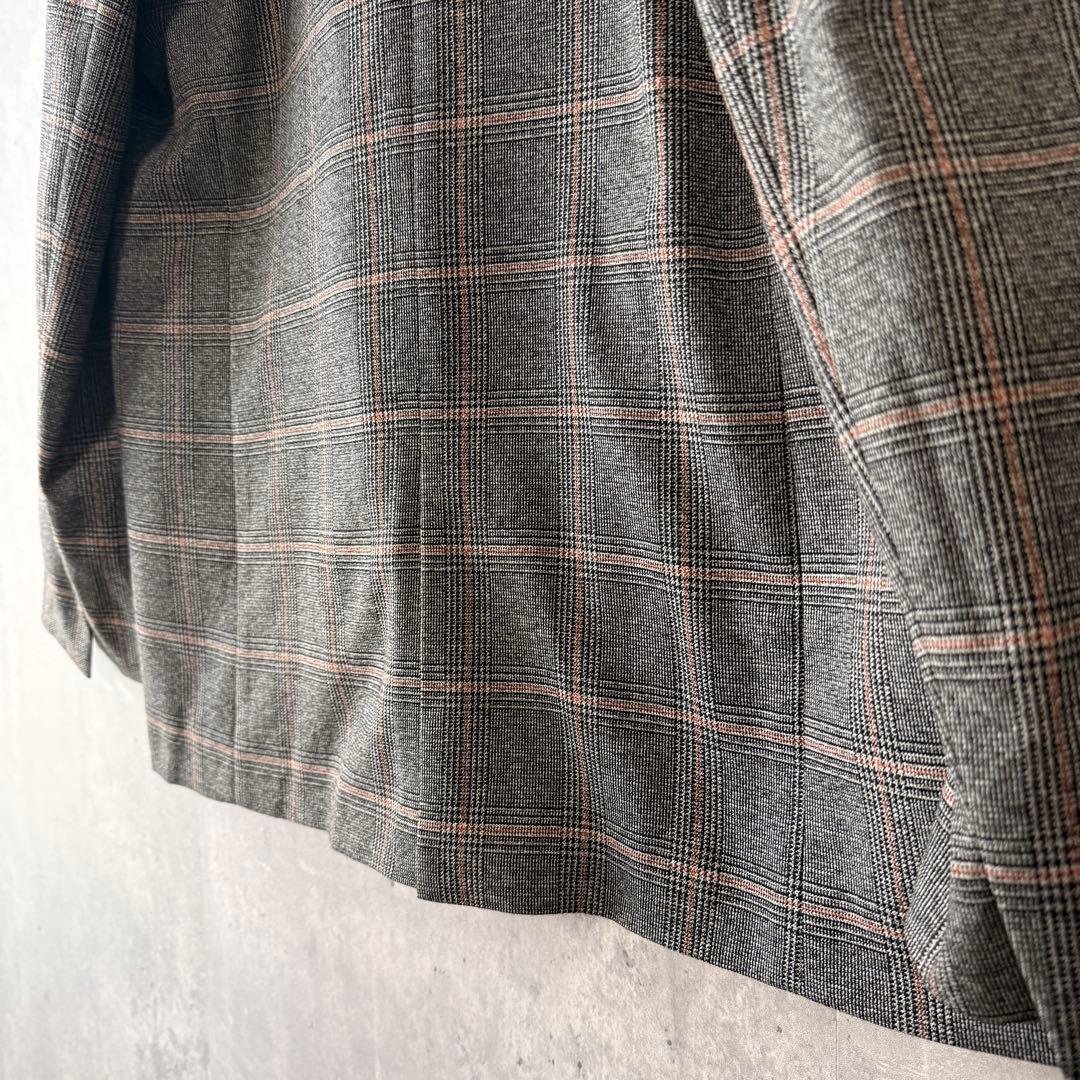 未使用✨プルミエアロンディスモン グレンチェックダブルジャケット テーラード