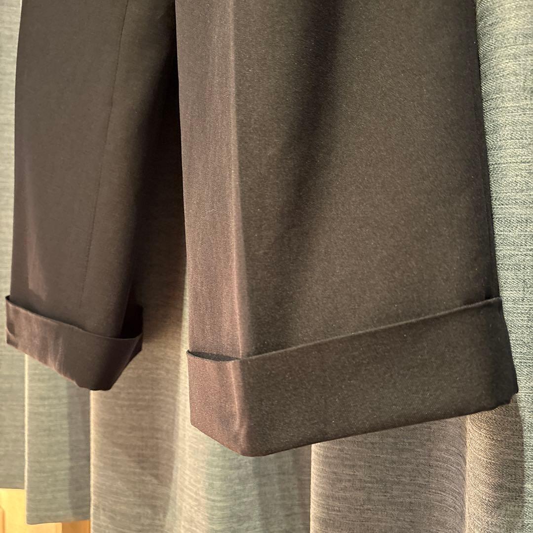 【美品】SUIT SELECT洗えるスーツセット ダブルジャケット&ワイドパンツ