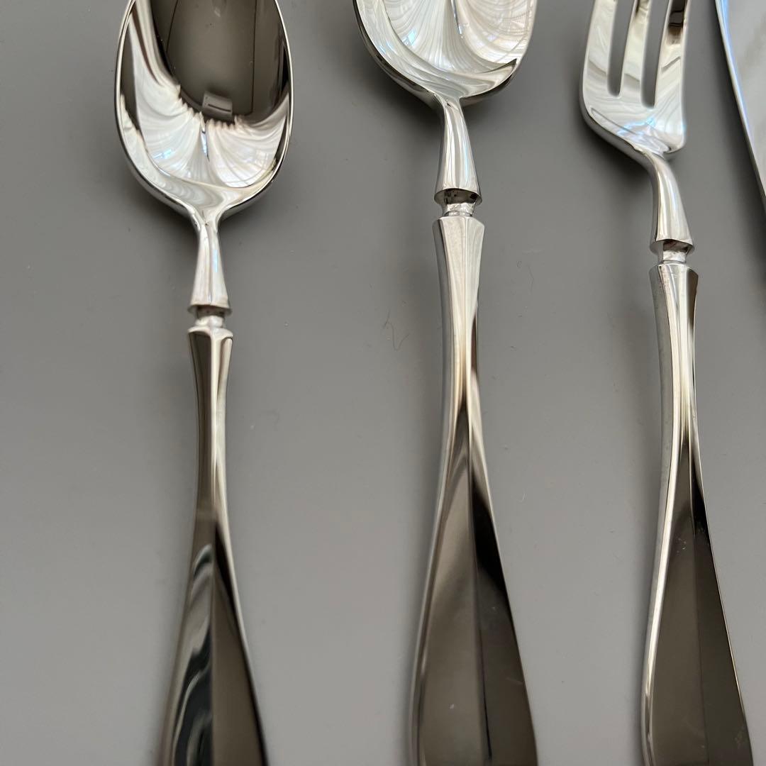 未使用品 ラッキーウッド エデン廃盤品 ディナーカトラリーセット 40μ