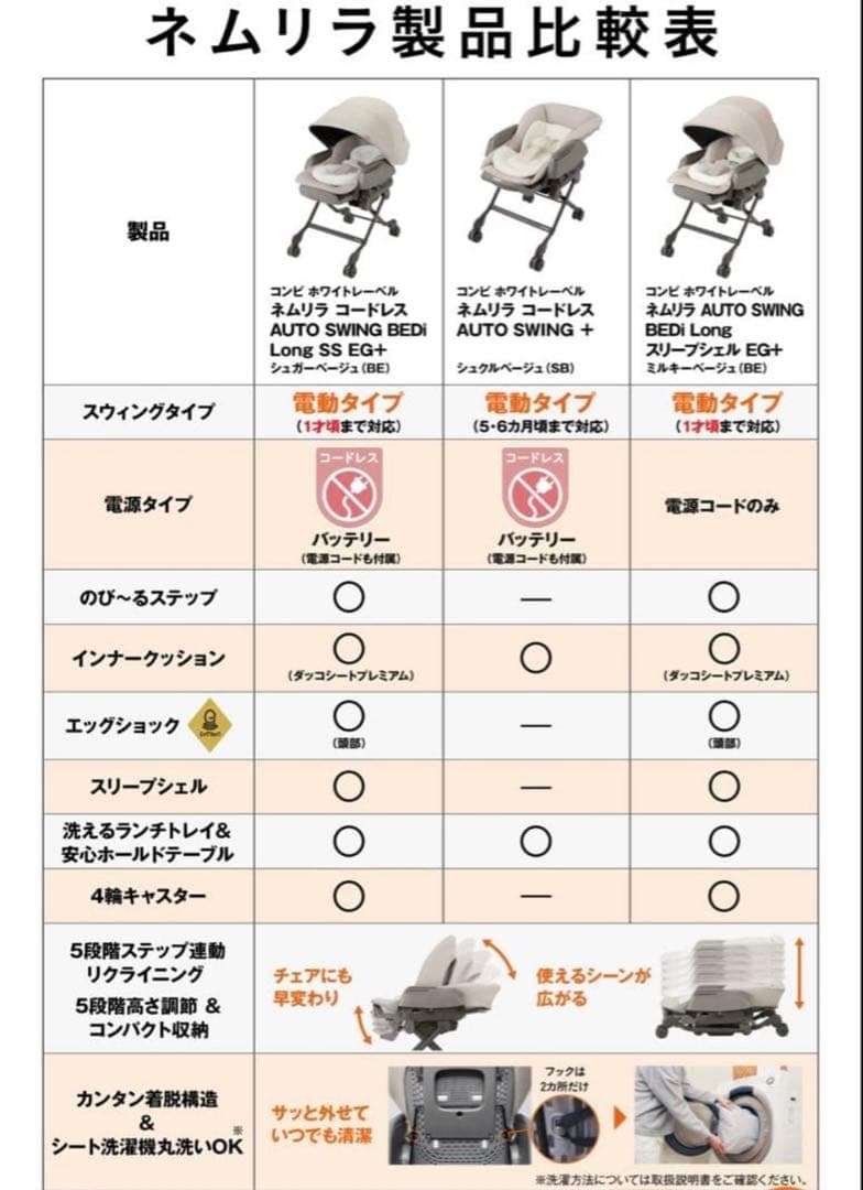 か*さ様 AUTO SWING BEDi Long SS EG+ ベージュ