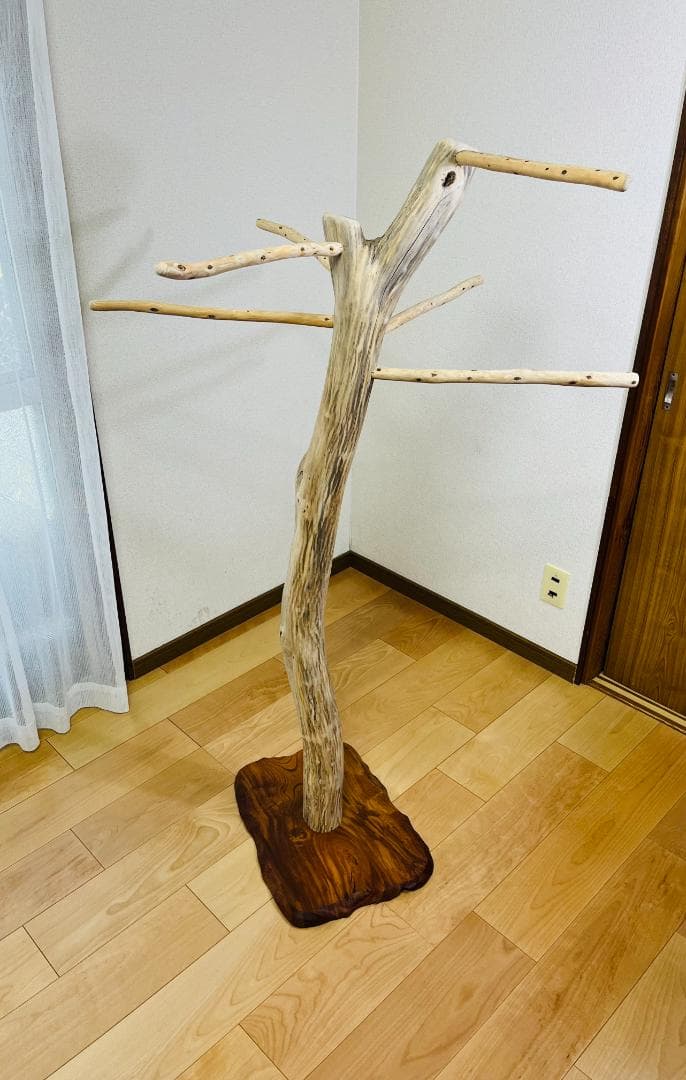 【中型鳥さん用】眺めのいい♬バードスタンド＆桜の木バードアスレチック