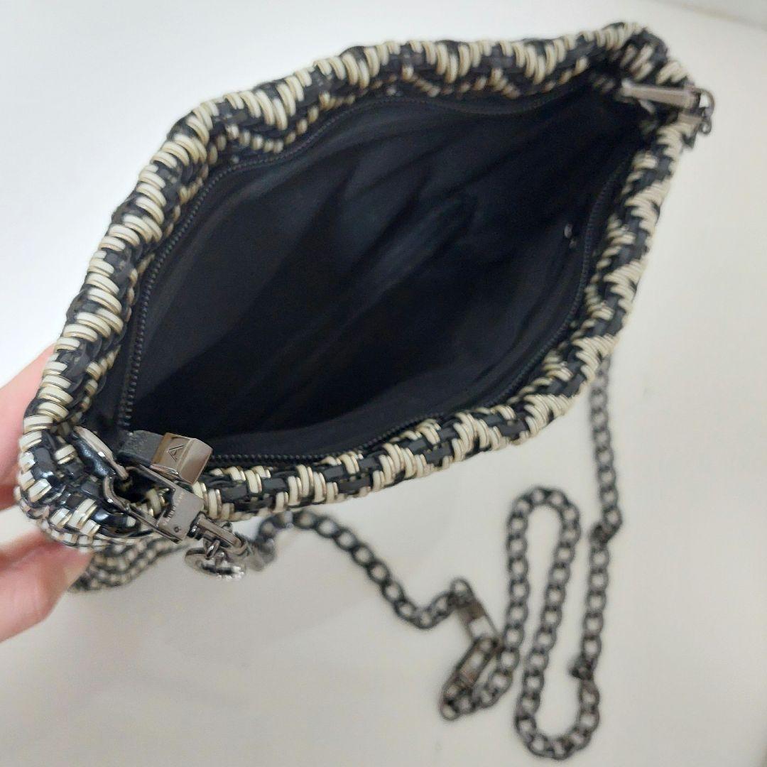 アンテプリマ レテコンワイヤー スモール ヘリンボーン バッグ