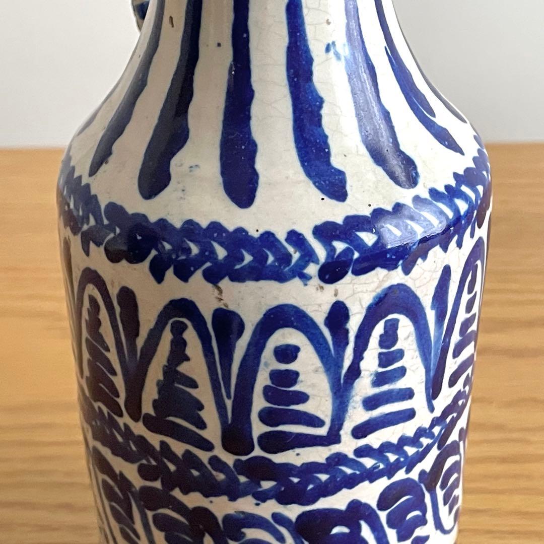 スペイン グラナダ陶器 ビネガーポット アンティーク ピッチャー 一輪挿し 花瓶