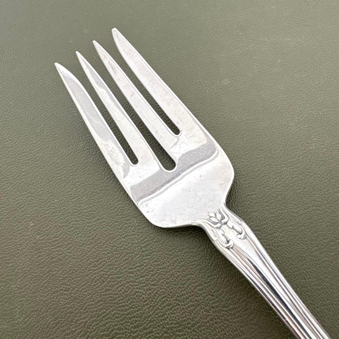 ビンテージ　ALVIN STERLINGフォーク　Chateau Rose 純銀