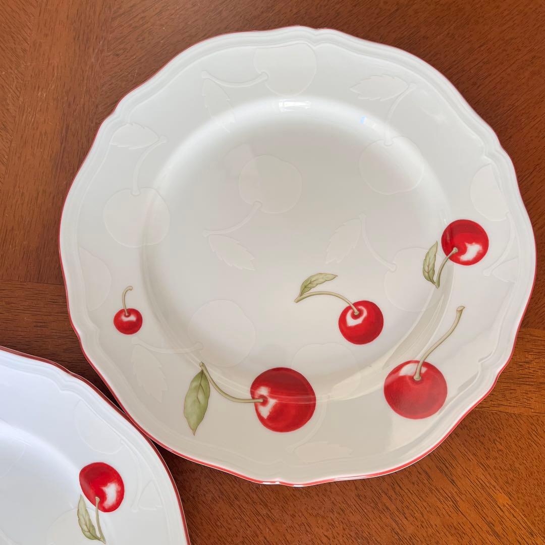 【美品】リチャードジノリ★アンティコチェリー★ペアセット