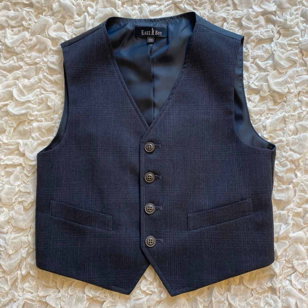 イーストボーイ 男の子 フォーマルスーツ 120 5点セット