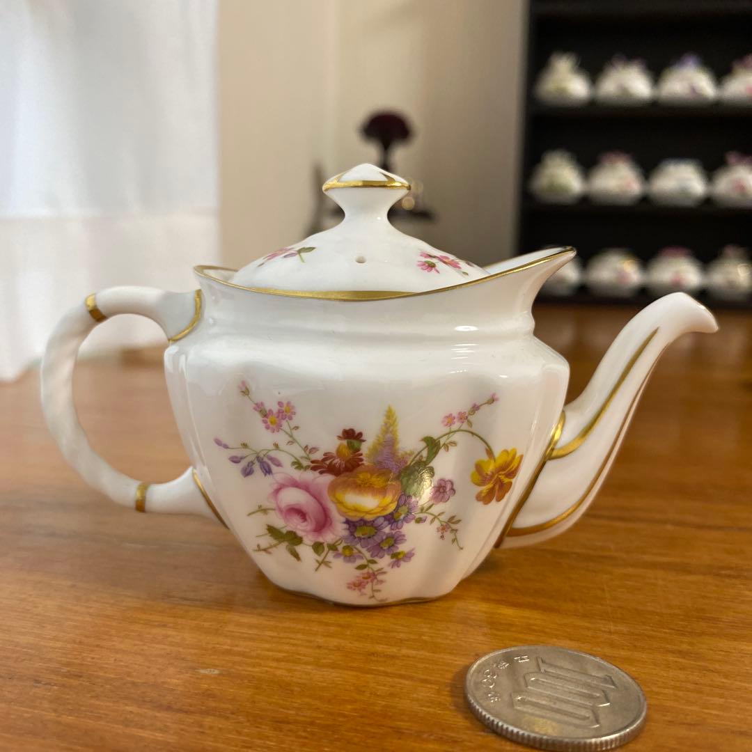 ロイヤルクラウンダービー ダービー ポジー　ミニチュア　ティーセット