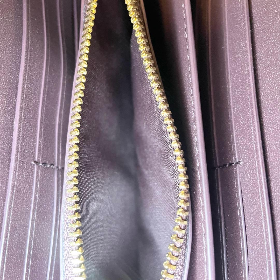 【未使用】　COACH 長財布　モノグラムプリント　着脱ストラップ　ブラック