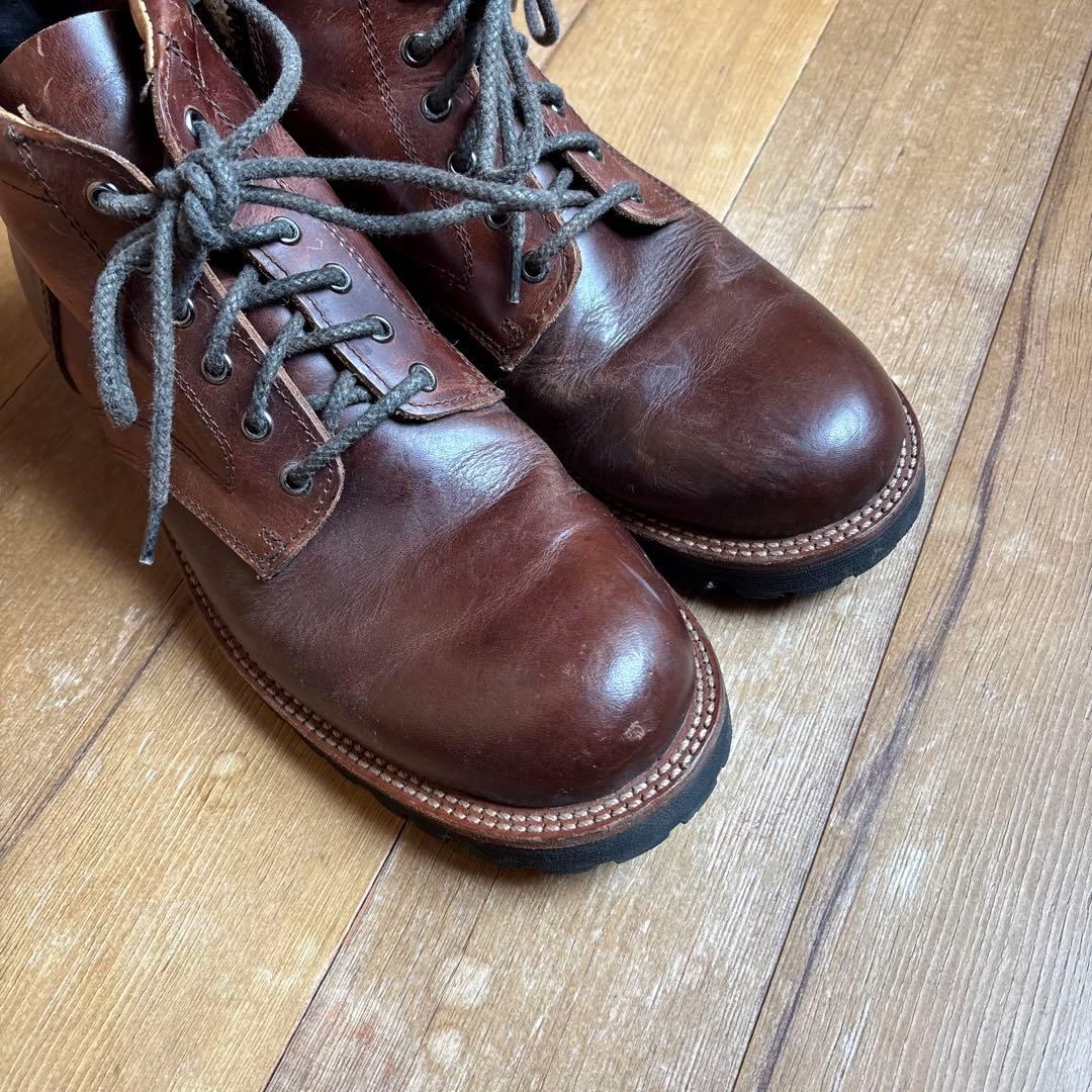 【極美品】スローウェアライオン×ジャックローズ　ワークブーツ　サイドジップ