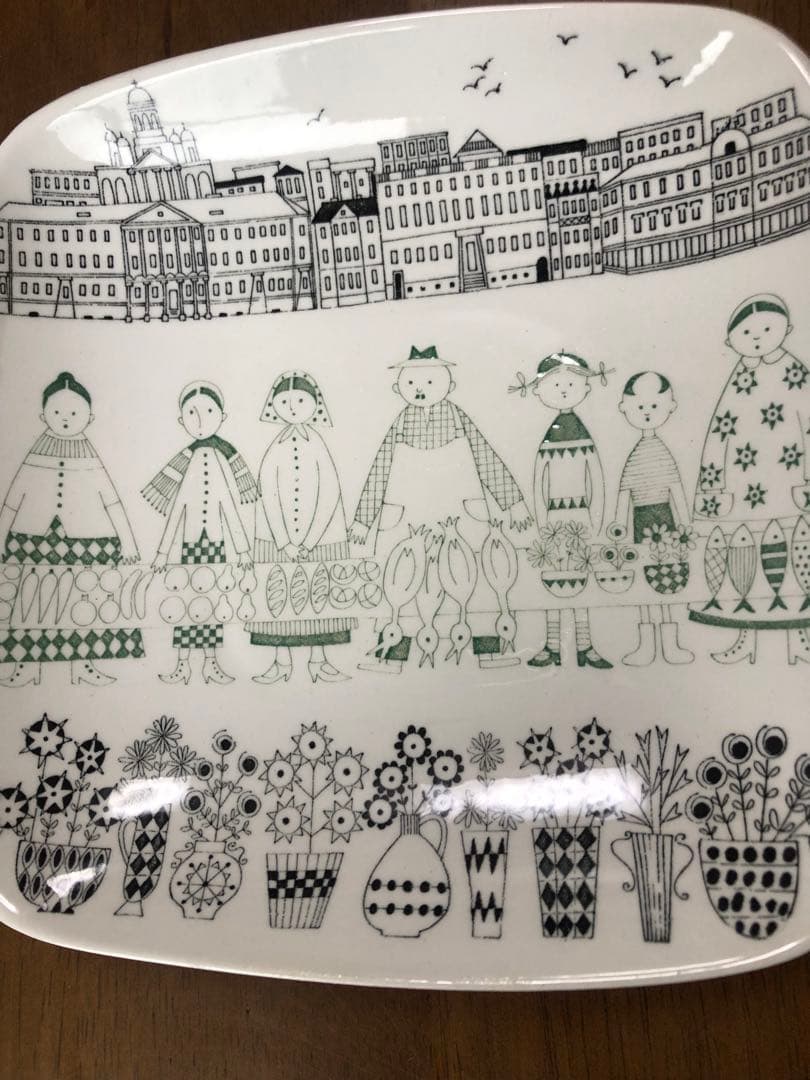 ARABIA エミリア　スクエアプレー　Kauppatori