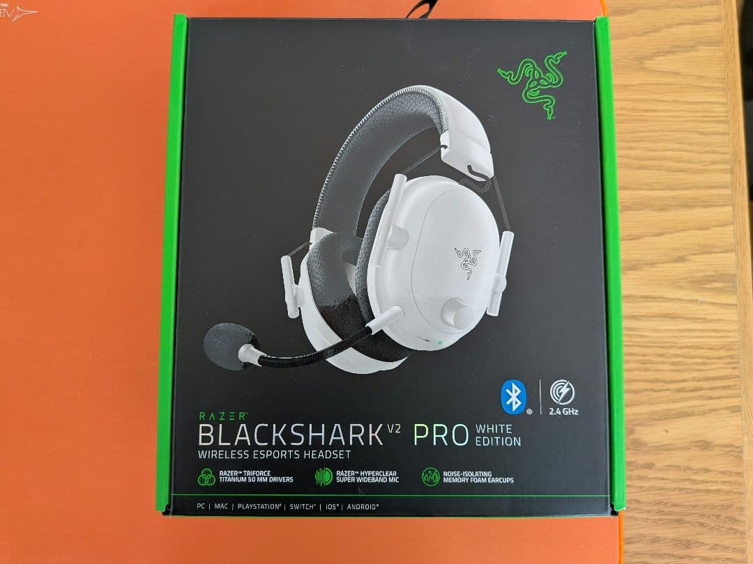 Razer BLACKSHARK V2 PRO アップグレードモデル White