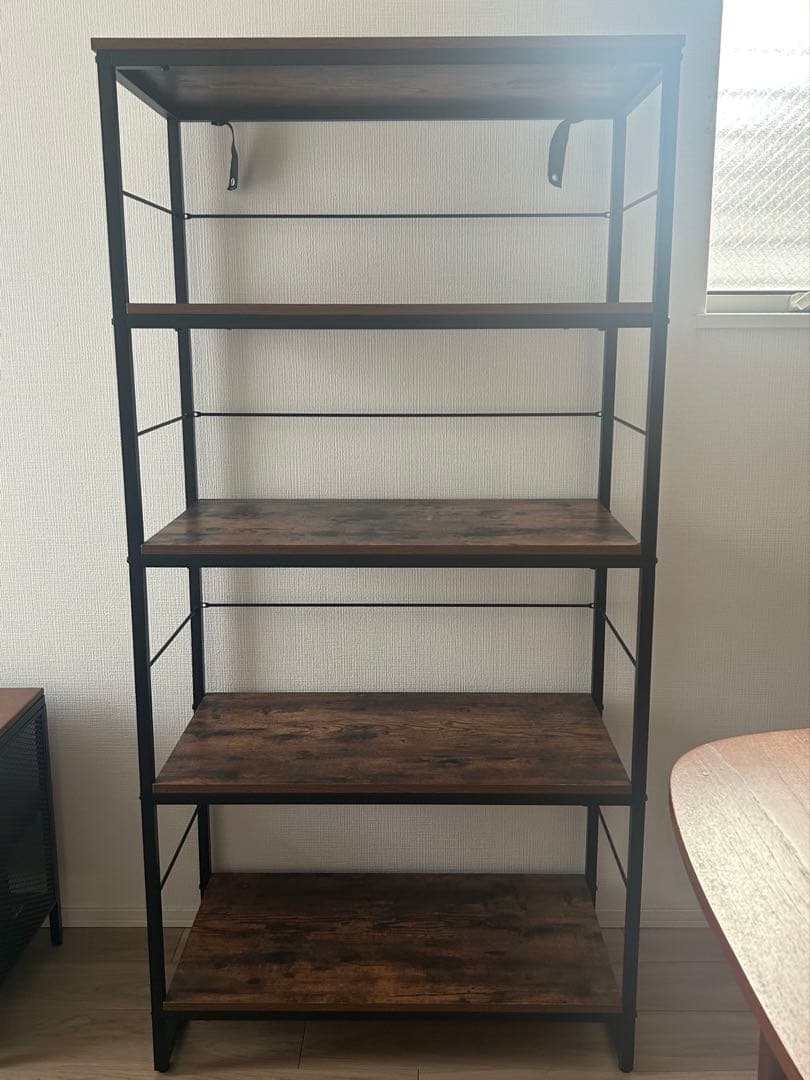 ニトリ　オープンシェルフ　Nステイン1680BR