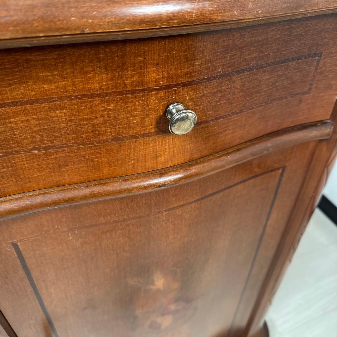 イタリア製 象嵌細工 アンティークスタイル コンソール キャビネット※i4※