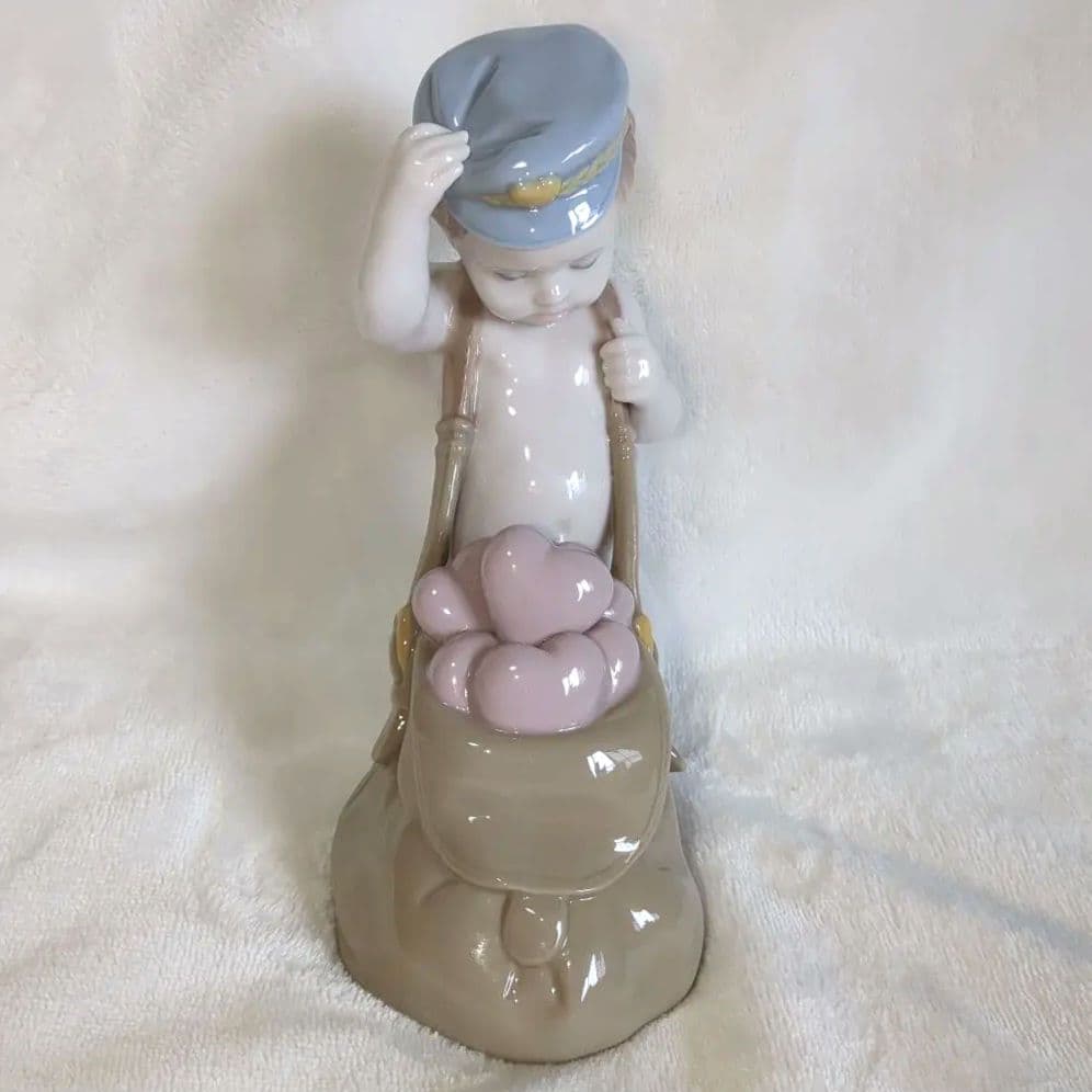LLADRO　リヤドロ　ハートがいっぱい　天使　郵便　フィギュリン　廃盤