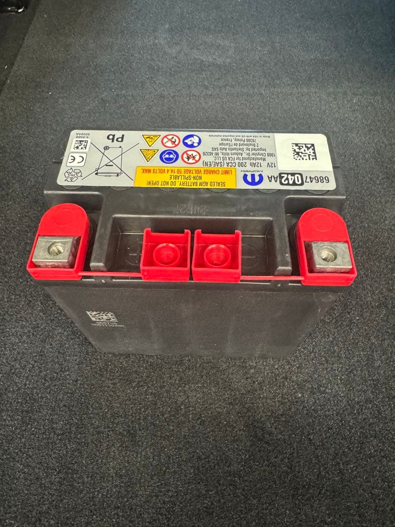 新品未使用 サブバッテリー ジープ ラングラー コンパス グランドチェロキー