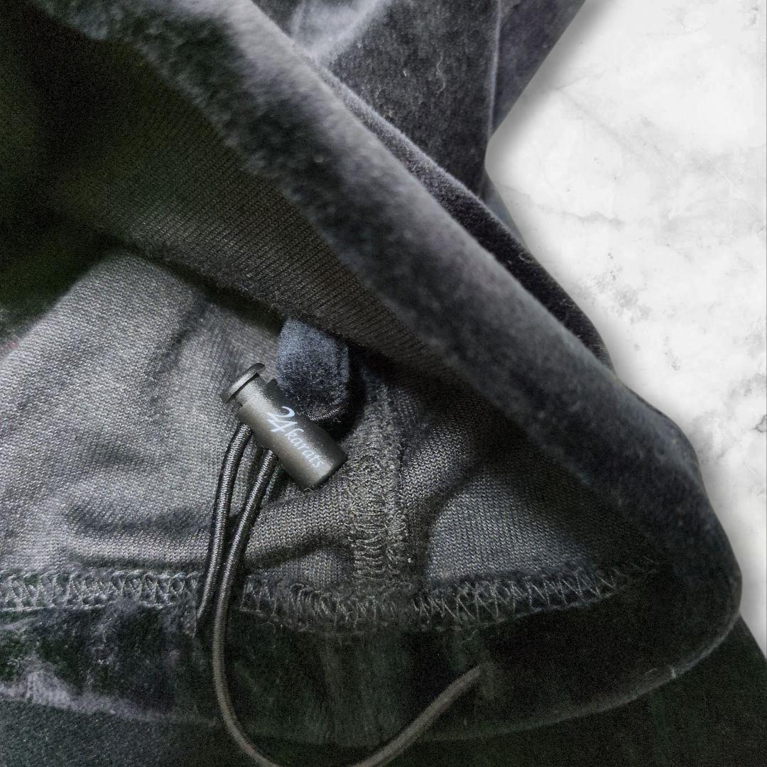 極美品✨24karats 黒金 ベロアジャージ セットアップ XL 希少