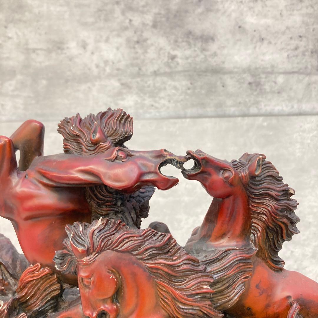 九頭馬 馬 豪華 躍動感 躍動的 置物 インテリア 装飾品 開運 縁起物 置物