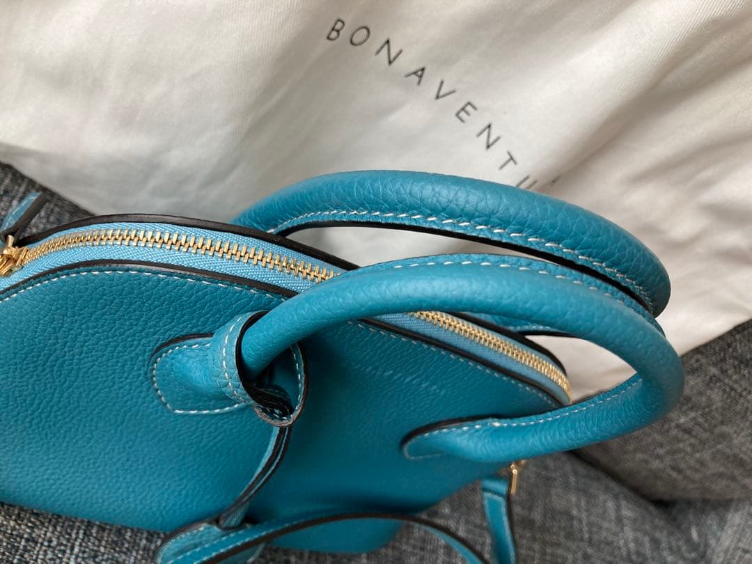 BONAVENTURA エマ22 シュリンクレザー　2way ブルーシアン