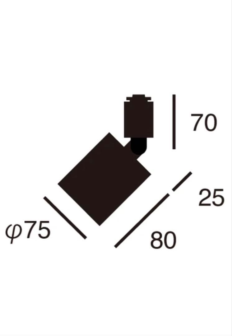 アートワークスタジオGrid-swingable duct down light