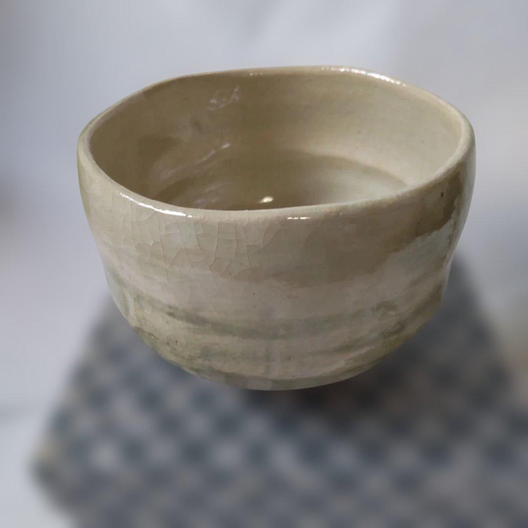 楽焼 楽入窯 吉村楽入 造 絵付け あじさい 茶碗 楽茶碗 茶道具 抹茶碗 新品