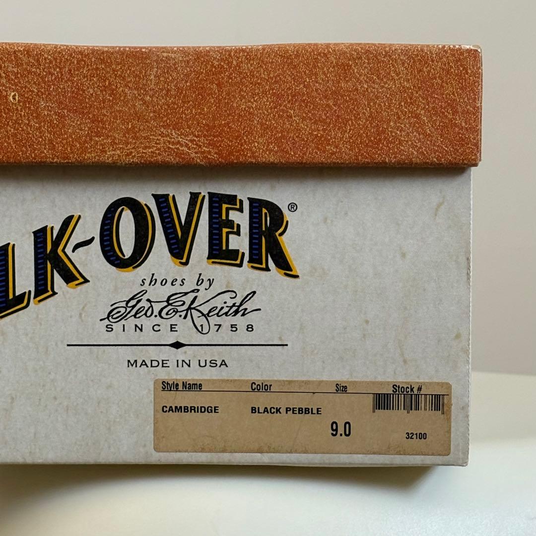 WALK OVER / Cambridge / black pebble 美品！