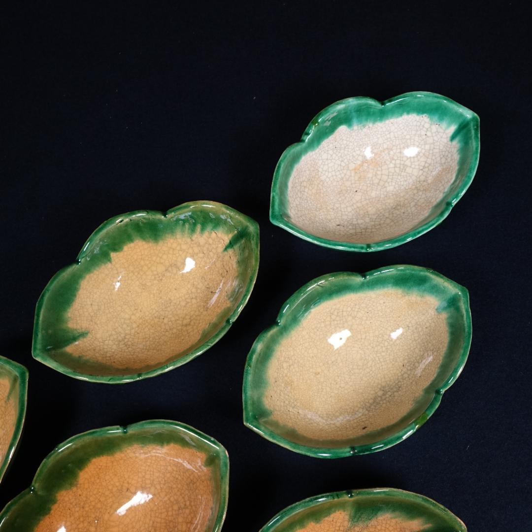 楽焼 舟形皿 向付 6客