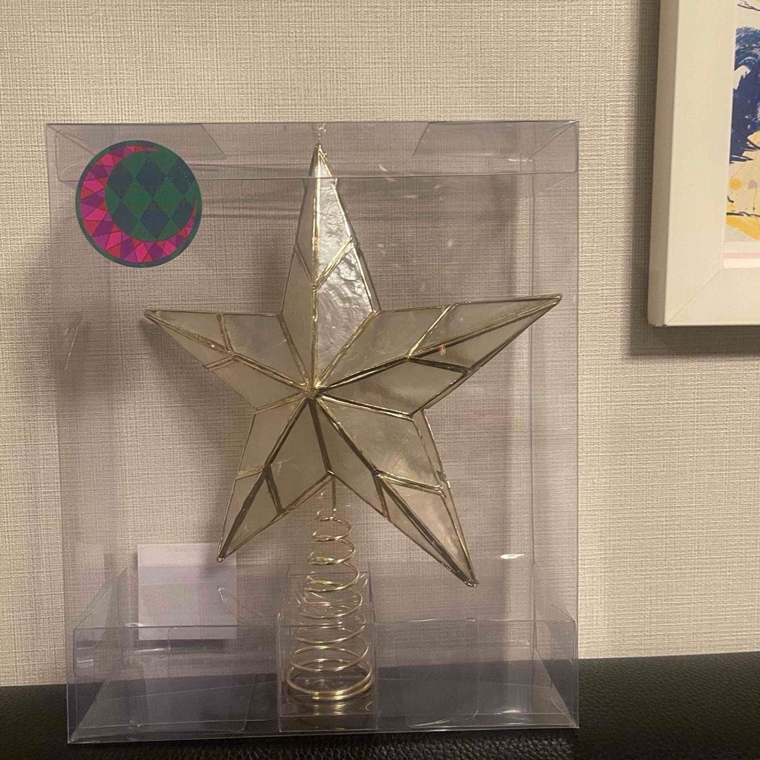 クリスマス TREETOP CAPIZ STAR M CL