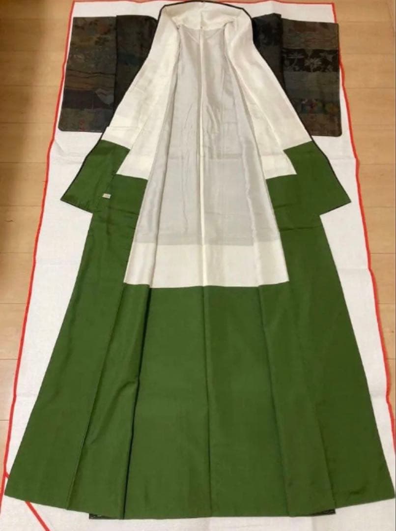 紬　小千谷紬　百柄　裄66.5cm 正絹　美品