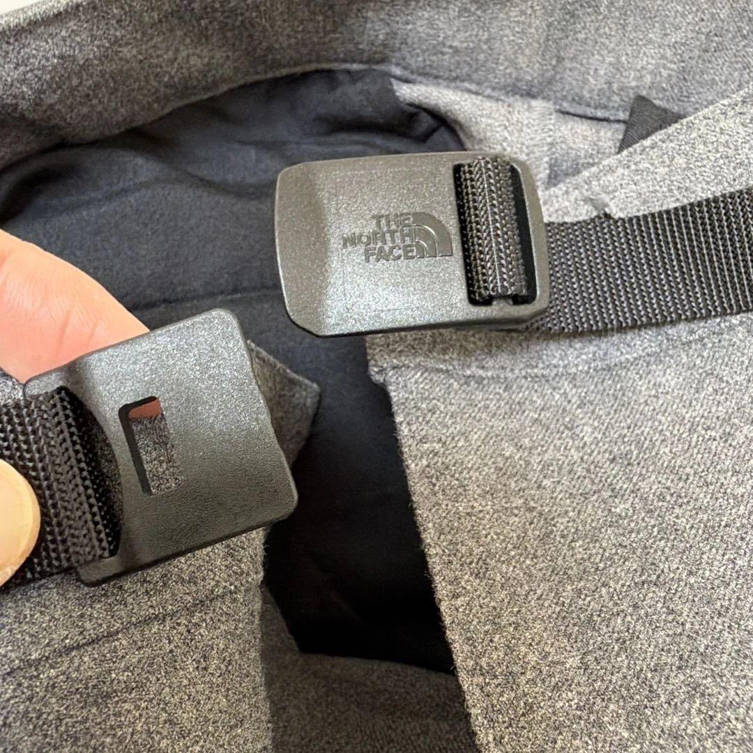 THE NORTH FACE セットアップ　長袖シャツ パンツ グレーとブラック