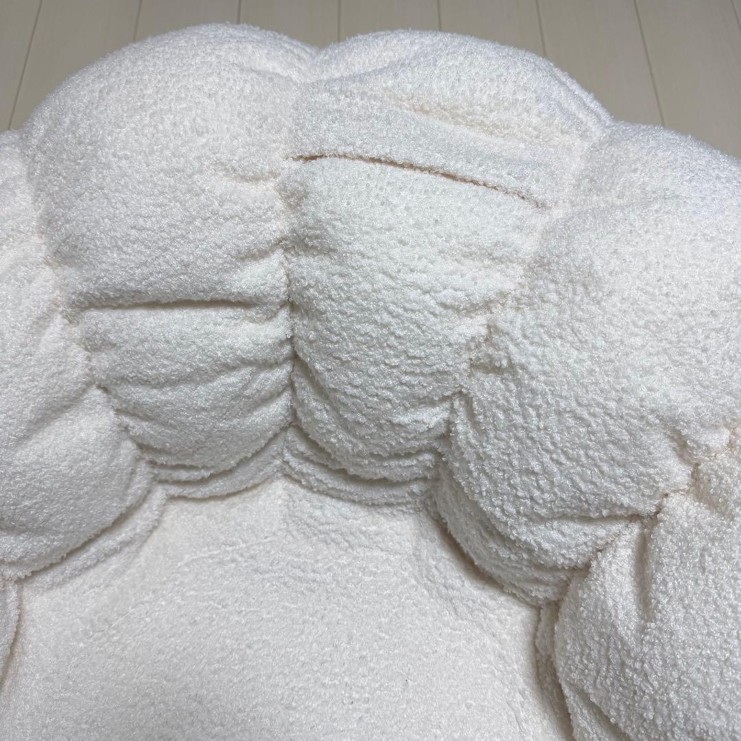 smoo ビーズクッション ホワイト 小