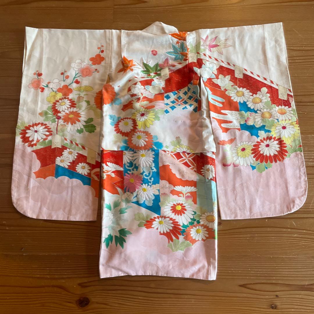 七五三　三歳　正絹　セット