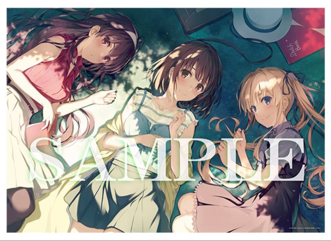 e*3様 冴えない彼女の育てかた クリアポスター 4点 ＆ 耐水ポスター 2点