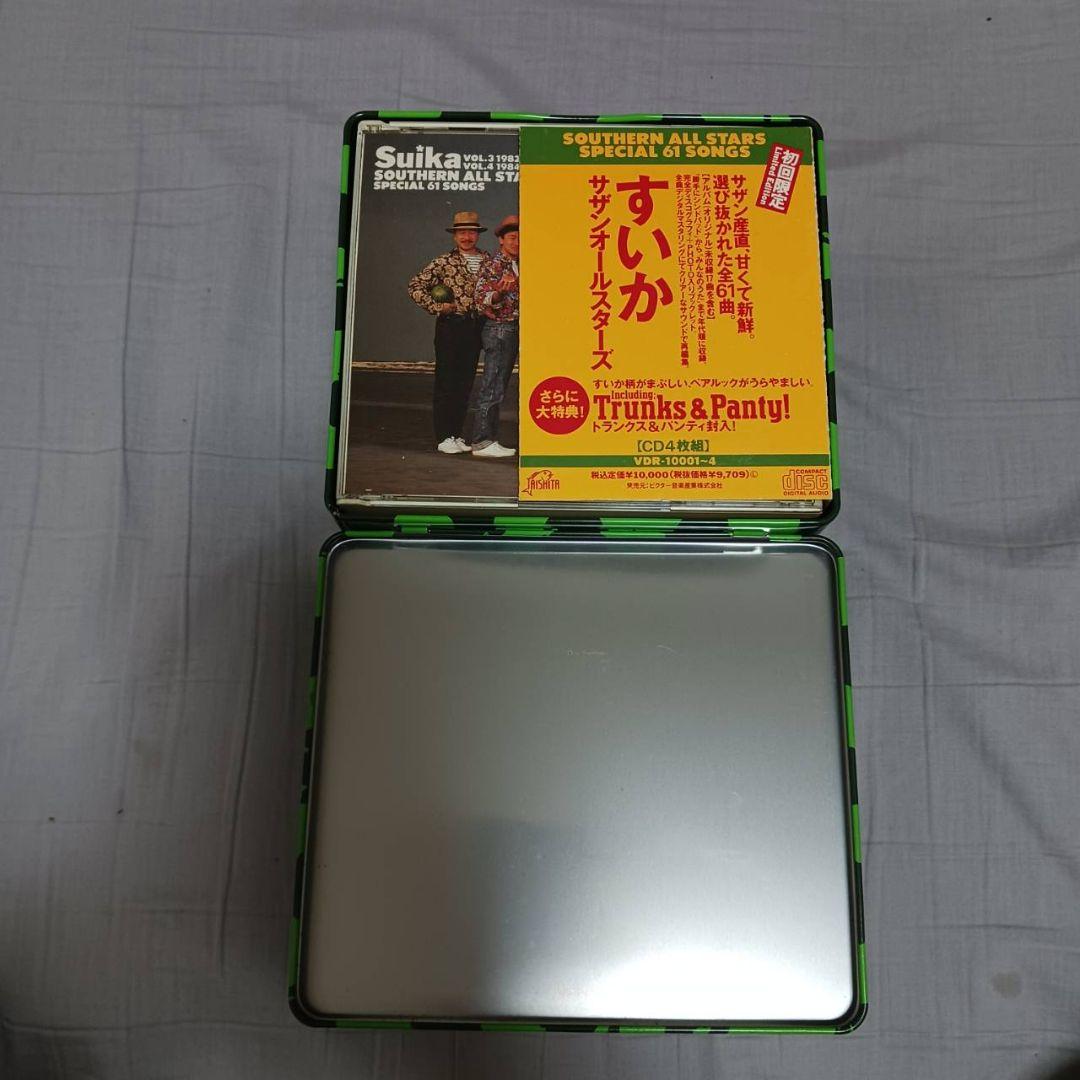 ​【極美品・缶/CD】サザンオールスターズ 限定盤「すいか」CD4枚組 特典付き
