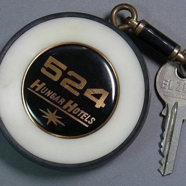 《東欧リゾート》ハンガリー ヴィンテージ バラトンフレド ホテルタグ＆キー