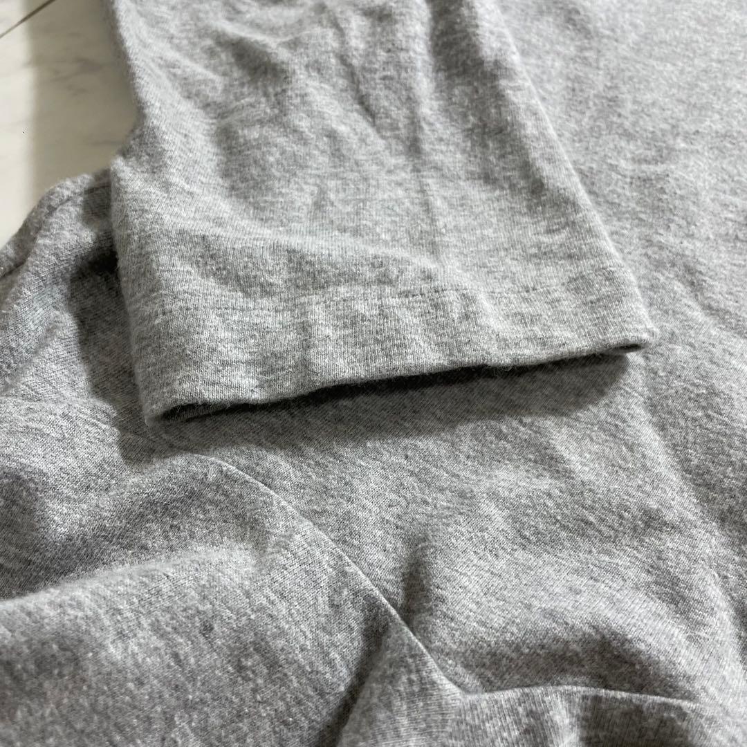 トリココムデギャルソン 丸襟ブラウス トップス フリル バックボタン グレー M