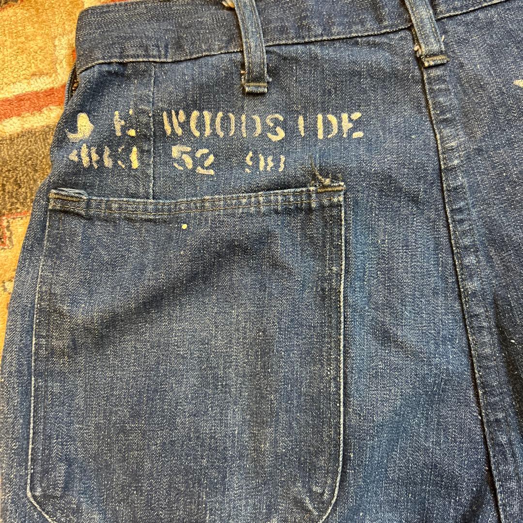 あ*た様 スペシャルビンテージ40sWWII US NAVY デニムトラウザース