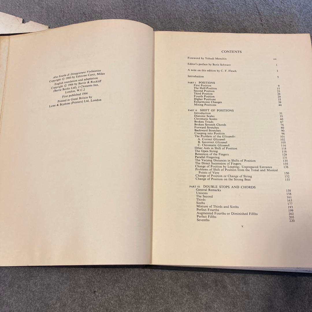 アート・デザイン・音楽 Carl Flesch: Violin Fingering