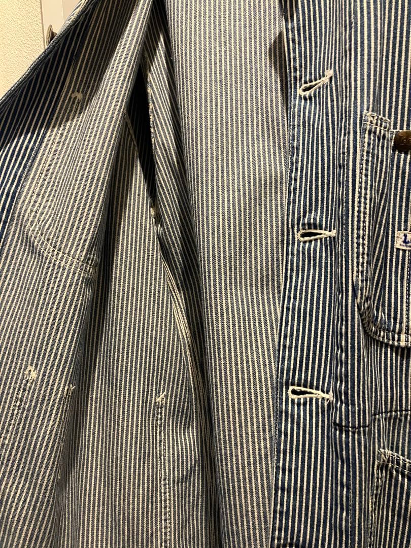 Lee 　ヒッコリー　カバーオール サイズ38　復刻　91-J