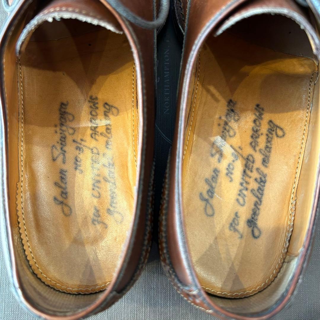 ジャランスリワヤ グリーンレーベル サイズ41 26.5cm ブラウンレザー