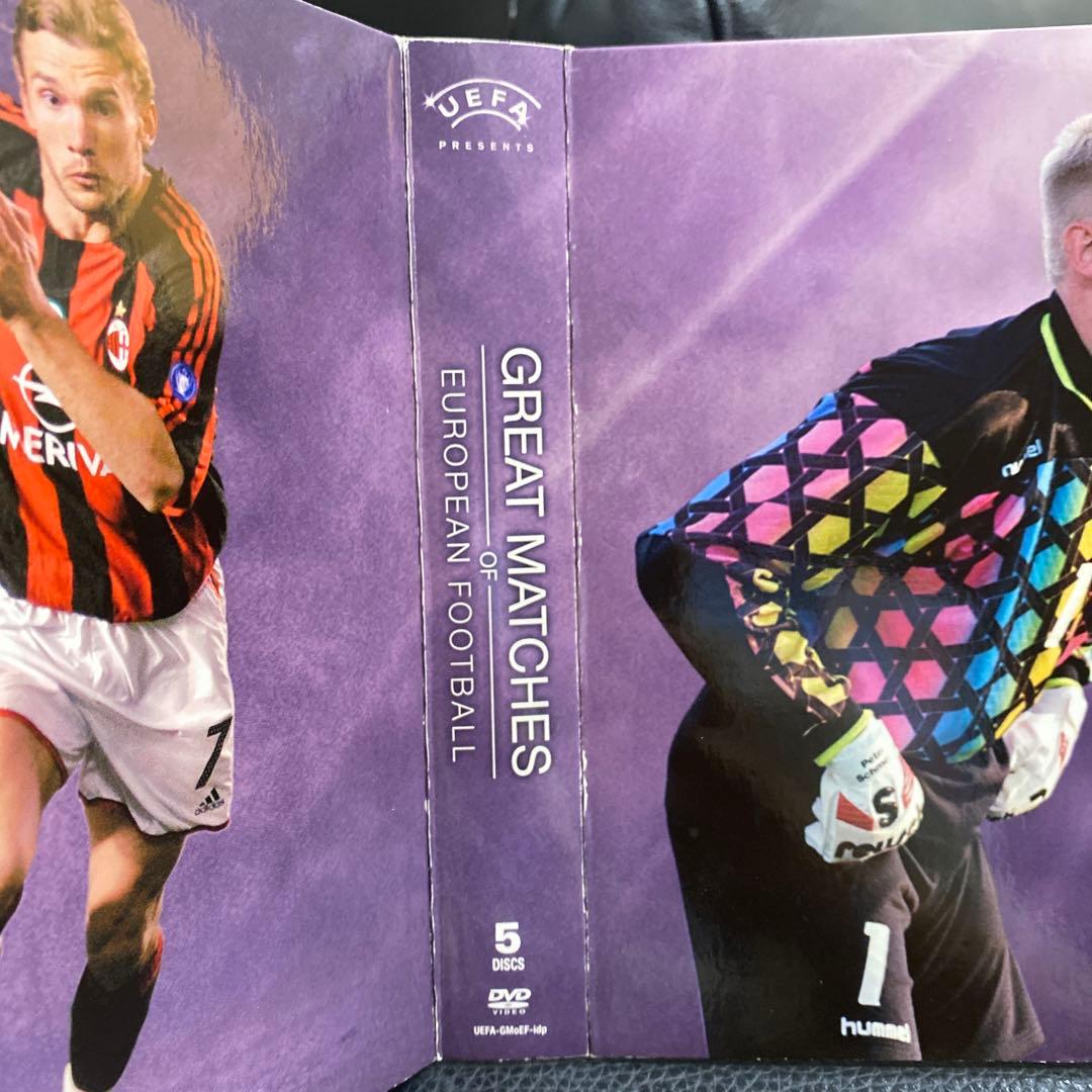 中古品DVD GREAT MATCHES OF EURO サッカー5枚入りセット