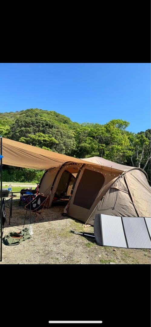 r*7様 ビジョンピークス　クアトロアーチ2ルームテント+rf