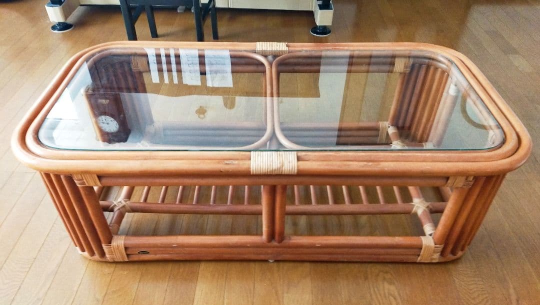 Kazama テーブル 籐（直接引取限定）