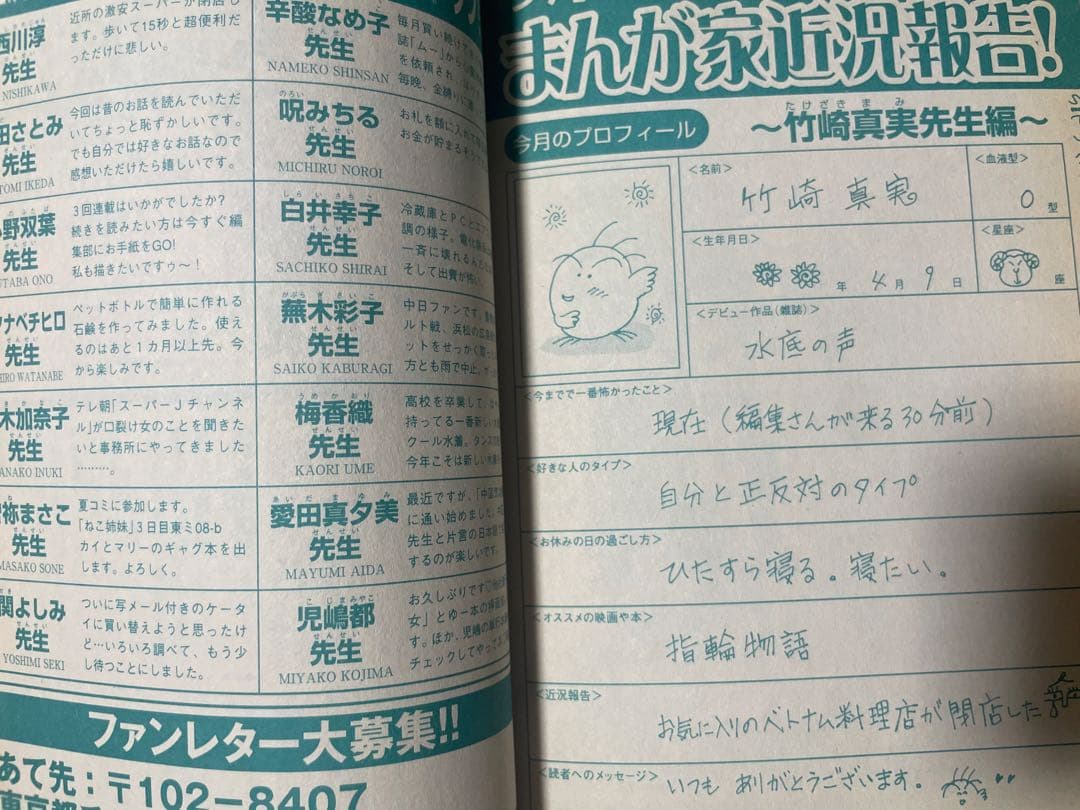 ホラーM 2004年5月〜12月