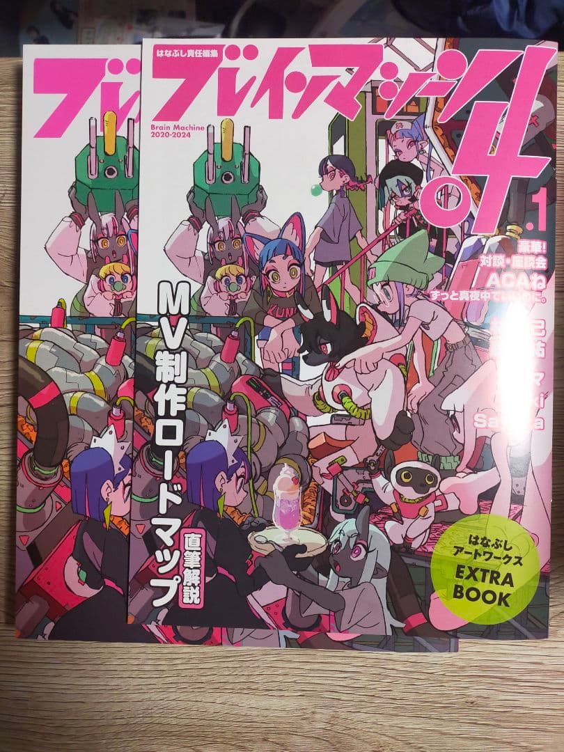 ブレインマシーン04 会場限定特典付き　図録　はなぶし 個展