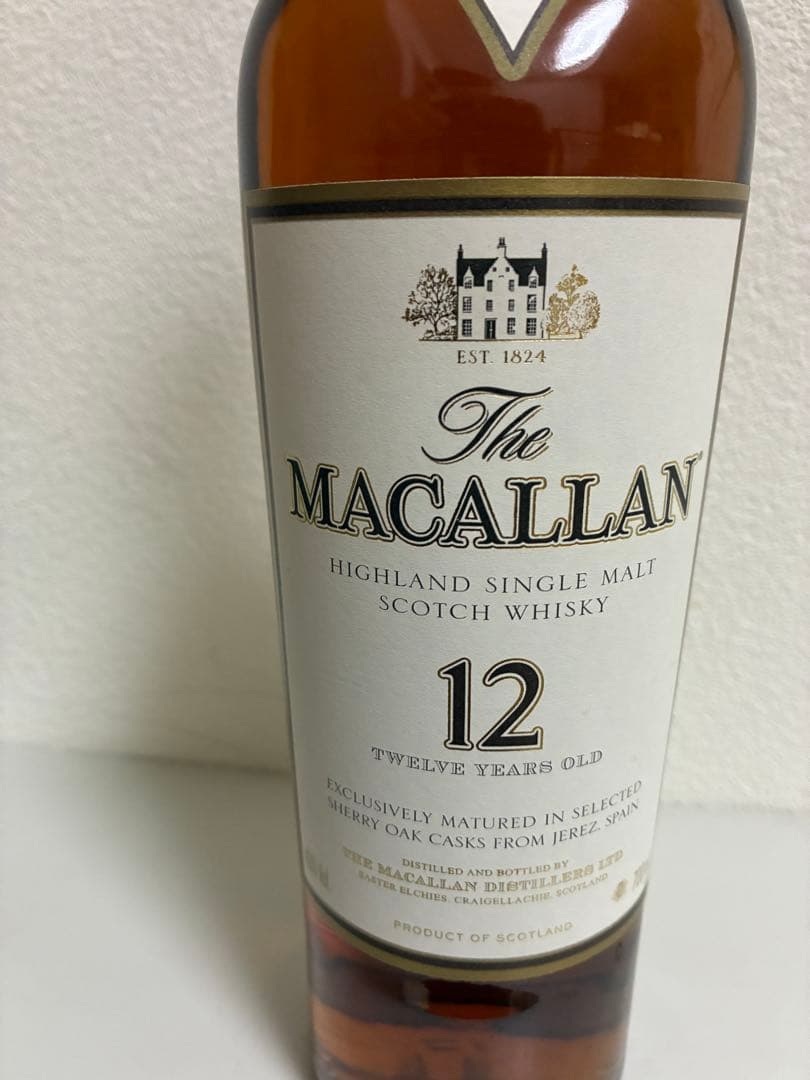 未開封★The Macallan 12年　ウイスキー マッカラン 700