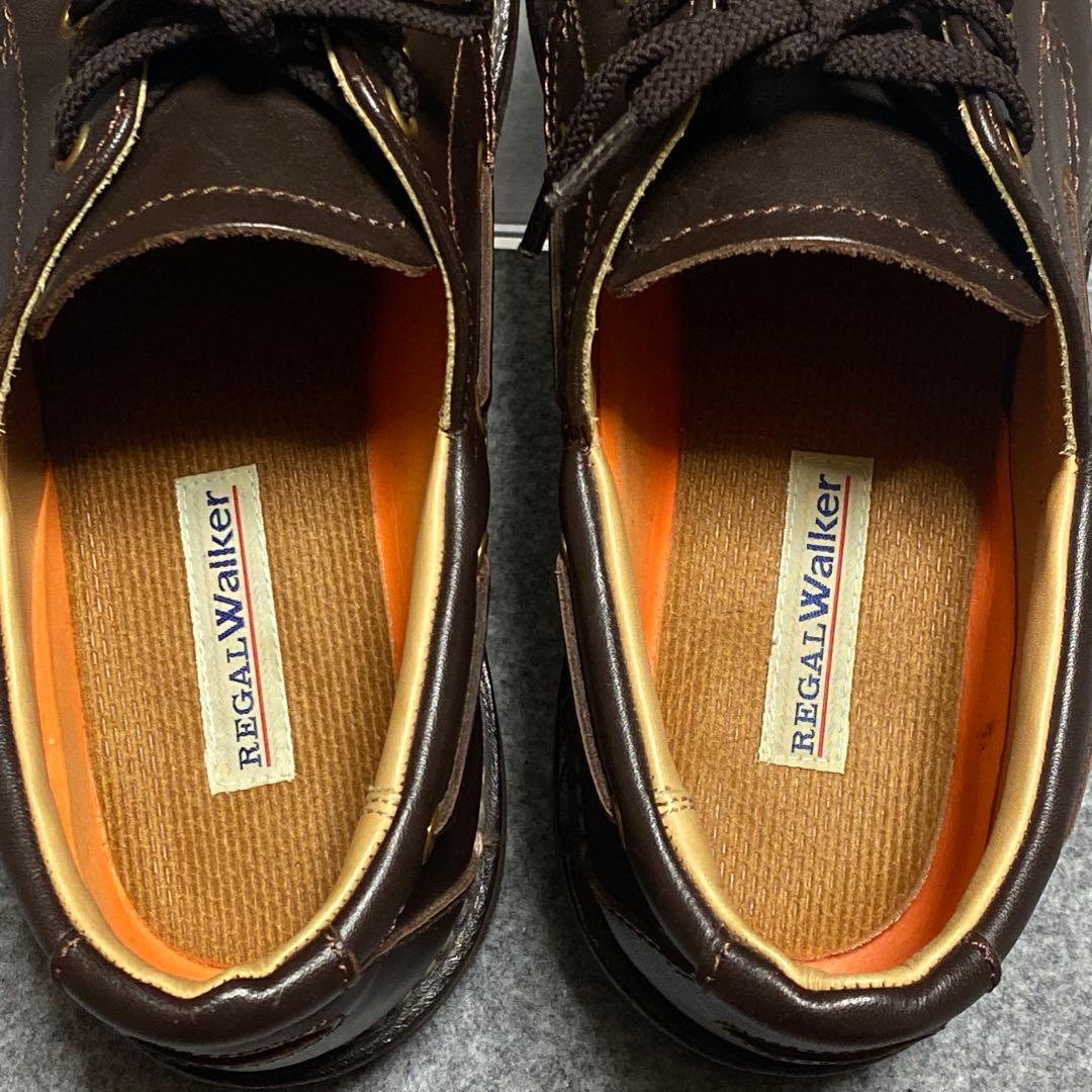 REAGAL リーガル ウォーカー　25.5 革靴 604 ブラウン レザー 茶