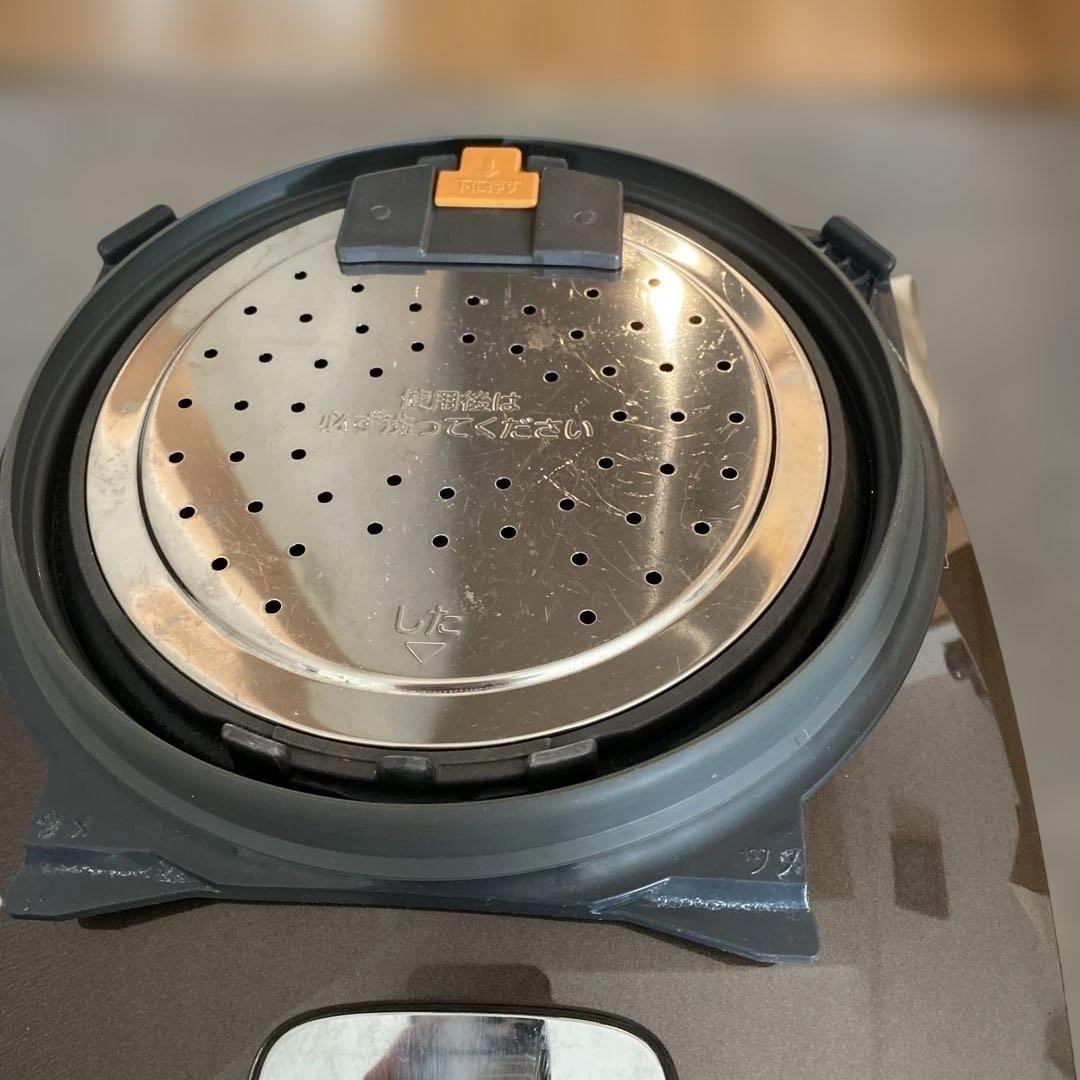 美品　象印炊飯器 5.5合 ブラウン NP-BH10-TA しゃもじ付