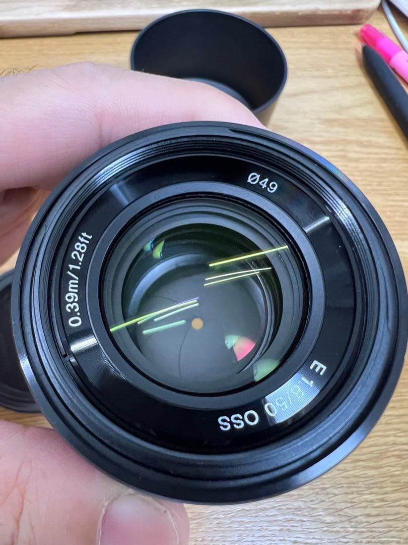 ソニーE 50mm F1.8レンズ　SEL50F18 単焦点 ブラック