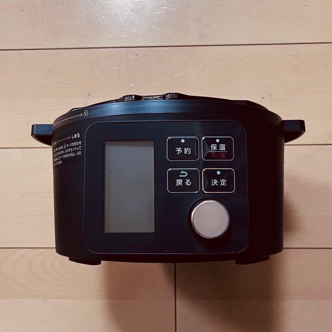 IRIS OHYAMA 電気圧力鍋 ブラック
