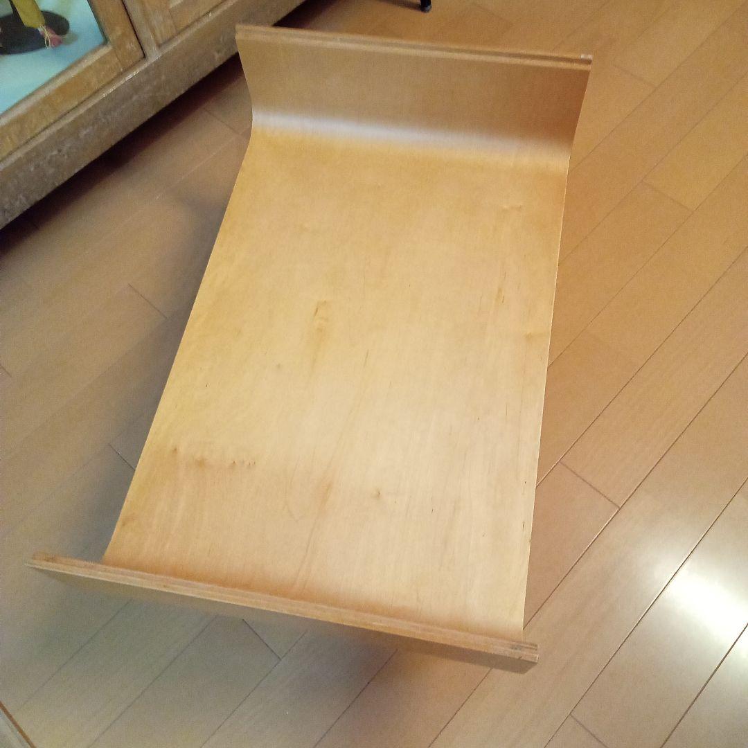 ✨️ミッドセンチュリー スペースエイジ プライウッド センターテーブル ガラス